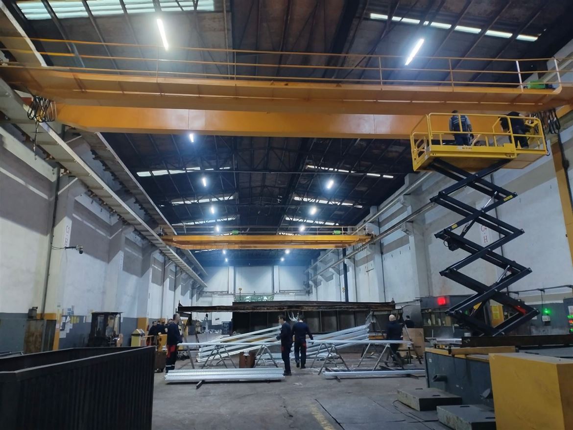 2x10 Ton Çift Kirişli Köprülü Vinç